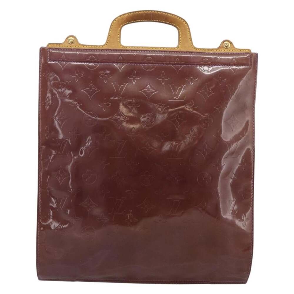 Louis Vuitton Monogram Vernis Stanton Handbag Purple